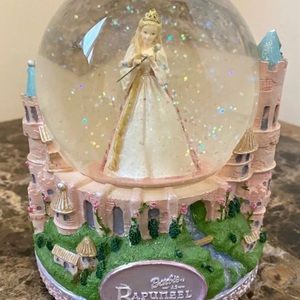Barbie as repunzel snow globe